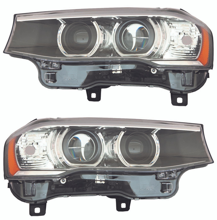 2015-2017 BMW X3 Headlights Driver Left and Passenger Right Side HID/Xenon