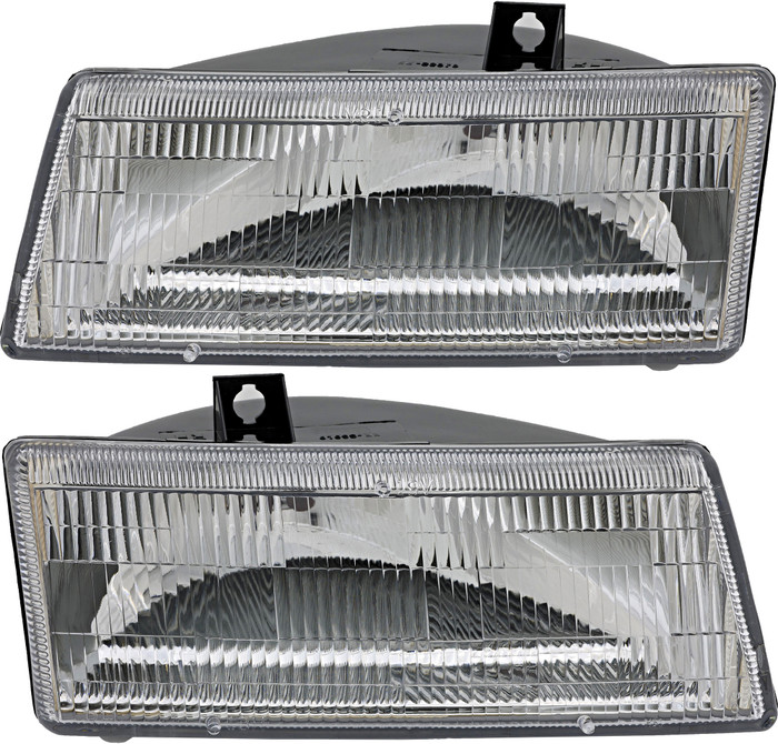 1991-1995 Dodge Caravan Headlights Driver Left and Passenger Right Side Halogen