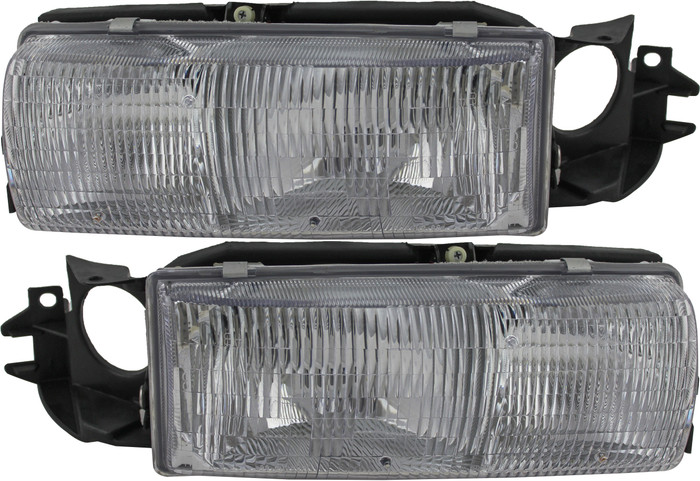 1991-1996 Buick Roadmaster Wagon Headlights Driver Left and Passenger Right Side Halogen