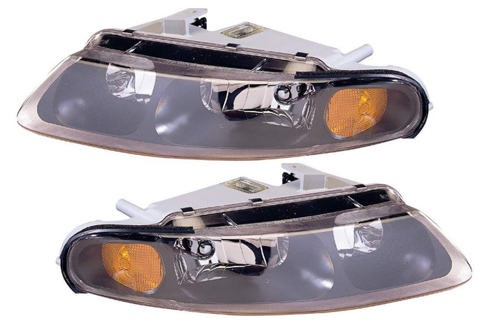 1997-2000 Dodge Avenger Headlights Driver Left and Passenger Right Side Halogen