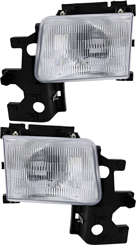 1994-1997 Dodge B2500 Headlights Driver Left and Passenger Right Side Halogen