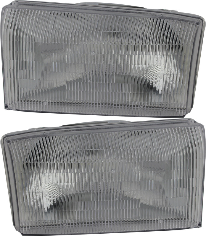 1999-2001 Ford F350 Headlights Driver Left and Passenger Right Side Halogen