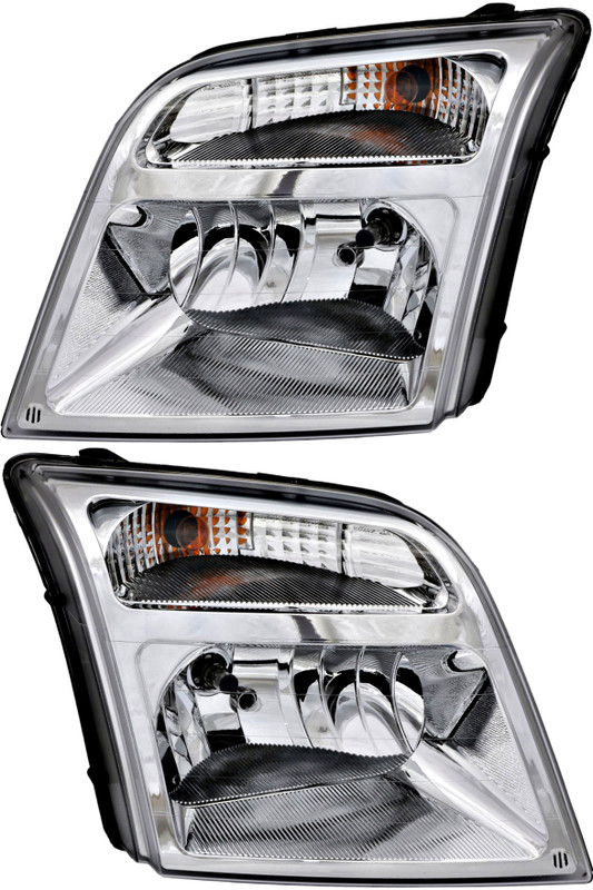 2010-2013 Ford Transit Connect Headlights Driver Left and Passenger Right Side Halogen