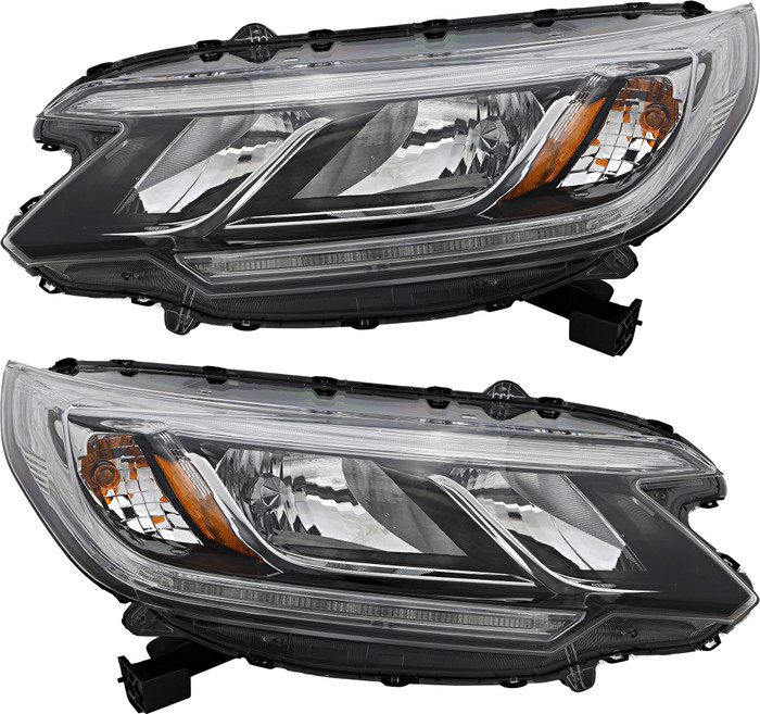 2015-2016 Honda CRV EX/EX-L Headlights Driver Left and Passenger Right Side Halogen