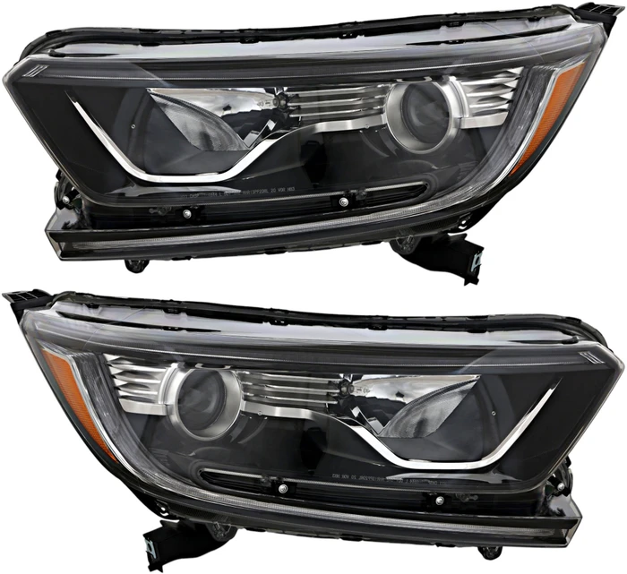 2017-2020 Honda CRV LX/EX/EX-L Headlights Driver Left and Passenger Right Side Halogen
