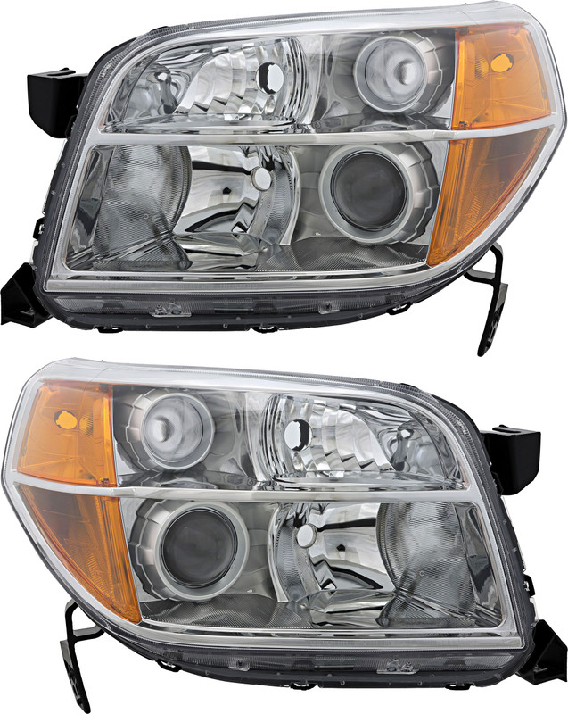 2006-2008 Honda Pilot Headlights Driver Left and Passenger Right Side Halogen