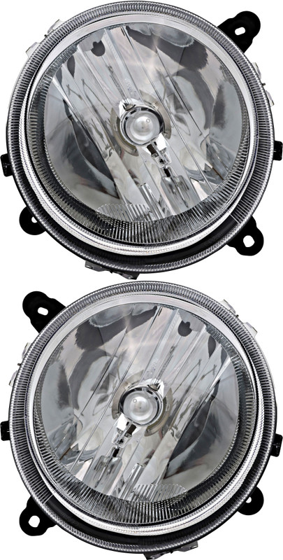 2007-2017 Jeep Patriot Headlights Driver Left and Passenger Right Side Halogen