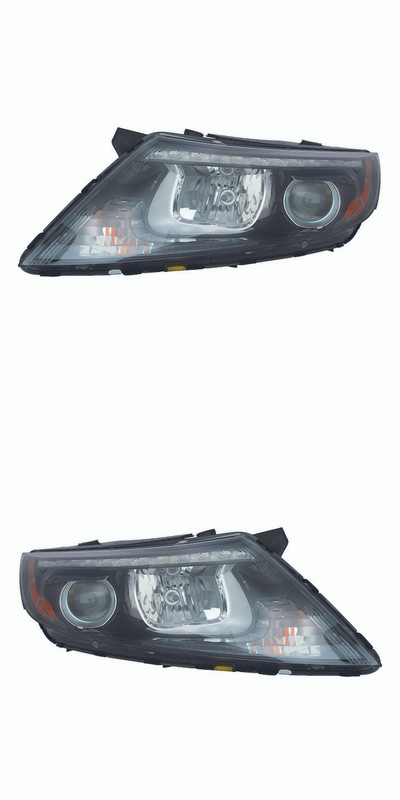 2014-2015 Kia Optima Headlights Driver Left and Passenger Right Side HID/Xenon USA Built