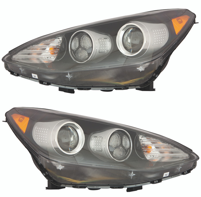 2017-2021 Kia Sportage Headlights Driver Left and Passenger Right Side Halogen KI2502199,KI2503199