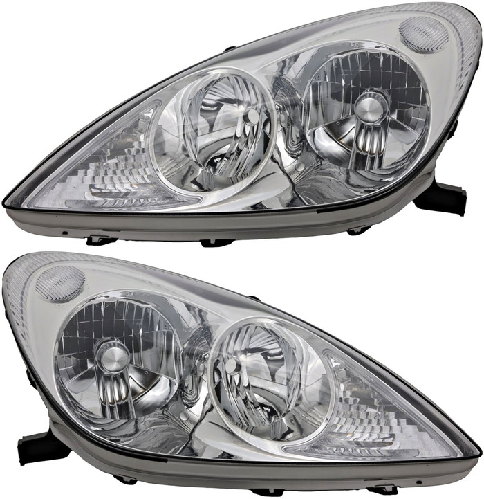 2002-2004 Lexus ES300 Headlights Driver Left and Passenger Right Side HID/Xenon
