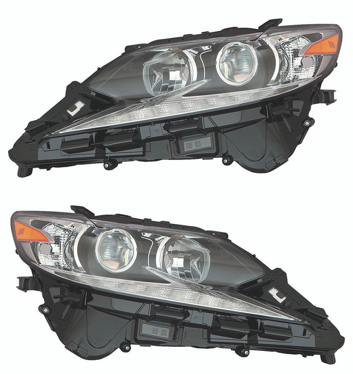 2016-2018 Lexus ES300h Headlights Driver Left and Passenger Right Side Halogen