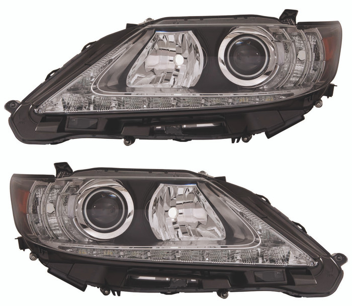 2013-2015 Lexus ES300h Headlights Driver Left and Passenger Right Side HID/Xenon