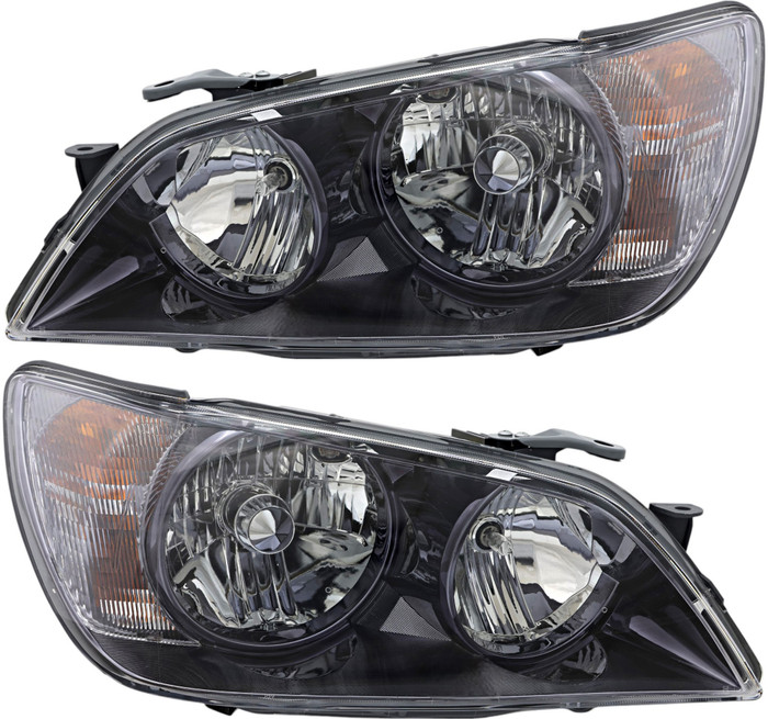 2003-2004 Lexus IS300 Headlights Driver Left and Passenger Right Side HID/Xenon