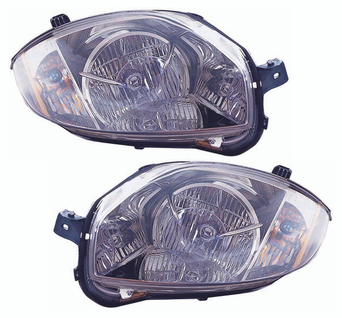 2007 Mitsubishi Eclipse Spyder Headlights Driver Left and Passenger Right Side Halogen