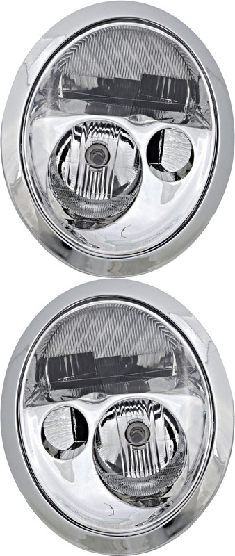 2002-2004 Mini Cooper Headlights Driver Left and Passenger Right Side Halogen