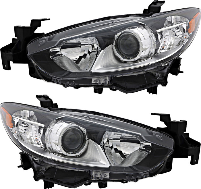 2014-2020 Mazda 6 Headlights Driver Left and Passenger Right Side Halogen