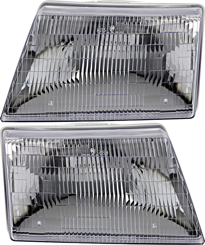 1998-2000 Mazda B2500 Headlights Driver Left and Passenger Right Side Halogen