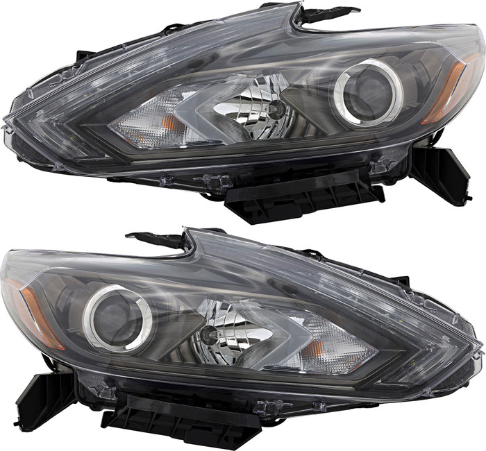 2016-2018 Nissan Altima Sedan Headlights Driver Left and Passenger Right Side LED