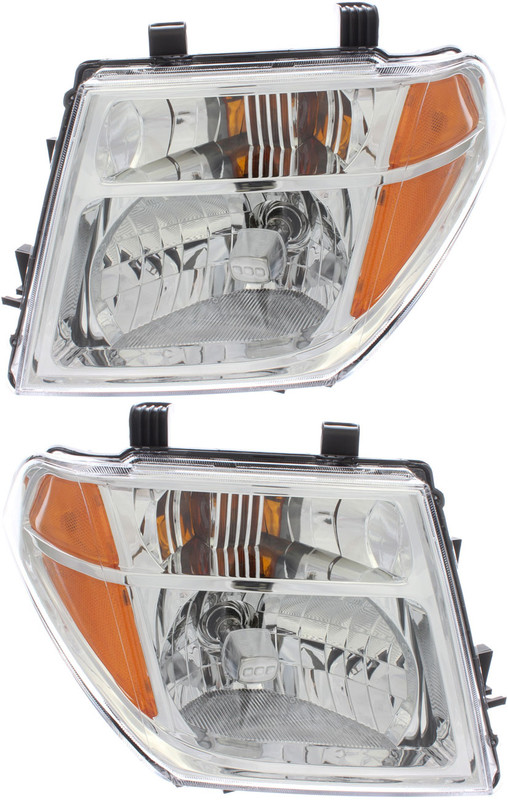 2005-2008 Nissan Frontier Headlights Driver Left and Passenger Right Side Halogen