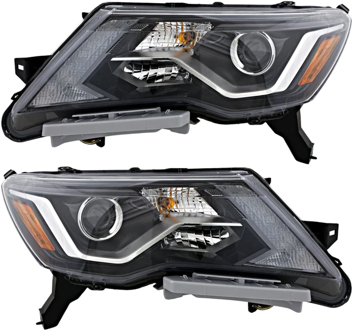 2017-2019 Nissan Pathfinder Headlights Driver Left and Passenger Right Side LED