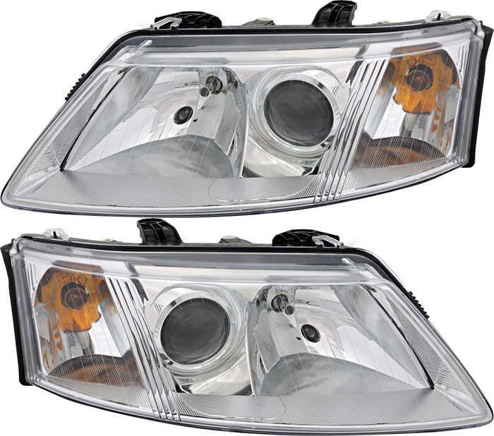 2003-2007 Saab 9-3 Headlights Driver Left and Passenger Right Side Halogen