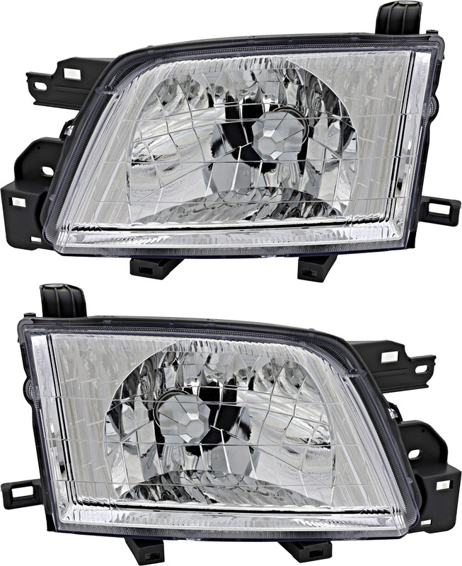 2001-2002 Subaru Forester Headlights Driver Left and Passenger Right Side Halogen