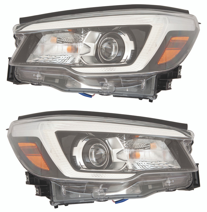 2019-2020 Subaru Forester Headlights Driver Left and Passenger Right Side Halogen