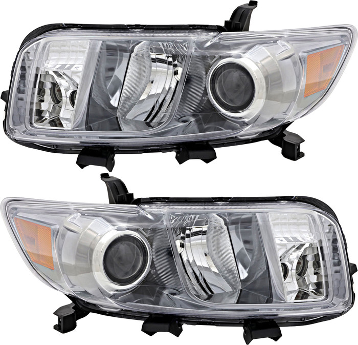 2008-2010 Scion xB Headlights Driver Left and Passenger Right Side Halogen