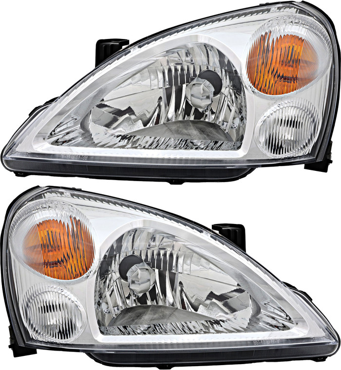 2002-2007 Suzuki Aerio Headlights Driver Left and Passenger Right Side Halogen