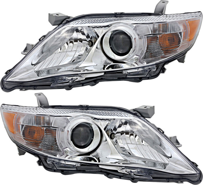 2010-2011 Toyota Camry Base/LE/XLE Headlights Driver Left and Passenger Right Side Halogen USA Built