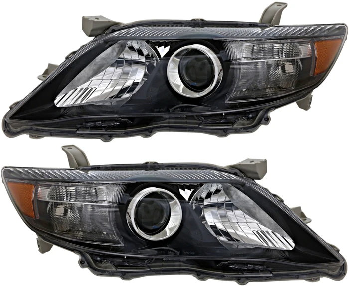 2010-2011 Toyota Camry Headlights Driver Left and Passenger Right Side Halogen USA Built