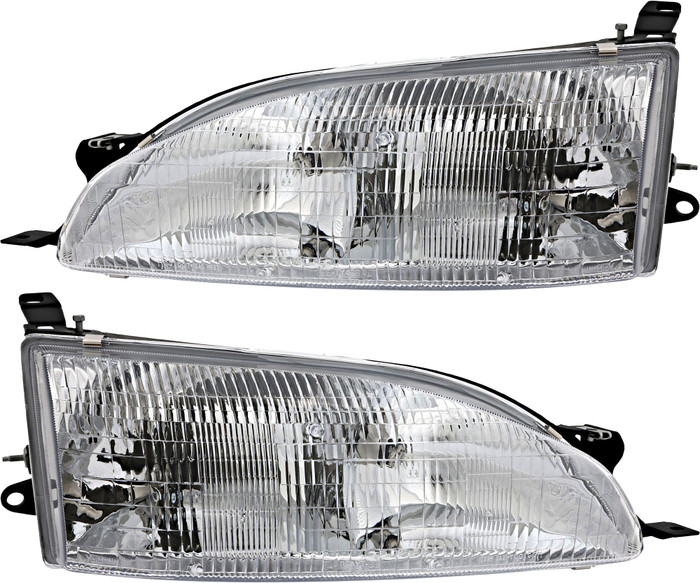 1995-1996 Toyota Camry Headlights Driver Left and Passenger Right Side Halogen USA Built