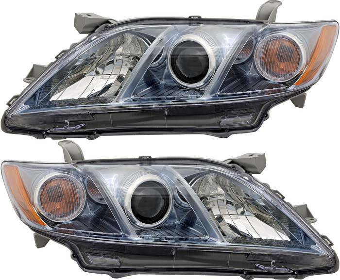2007-2009 Toyota Camry Hybrid Headlights Driver Left and Passenger Right Side Halogen USA Built