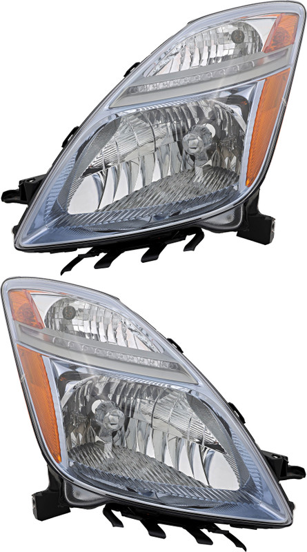 2006-2009 Toyota Prius Headlights Driver Left and Passenger Right Side HID/Xenon