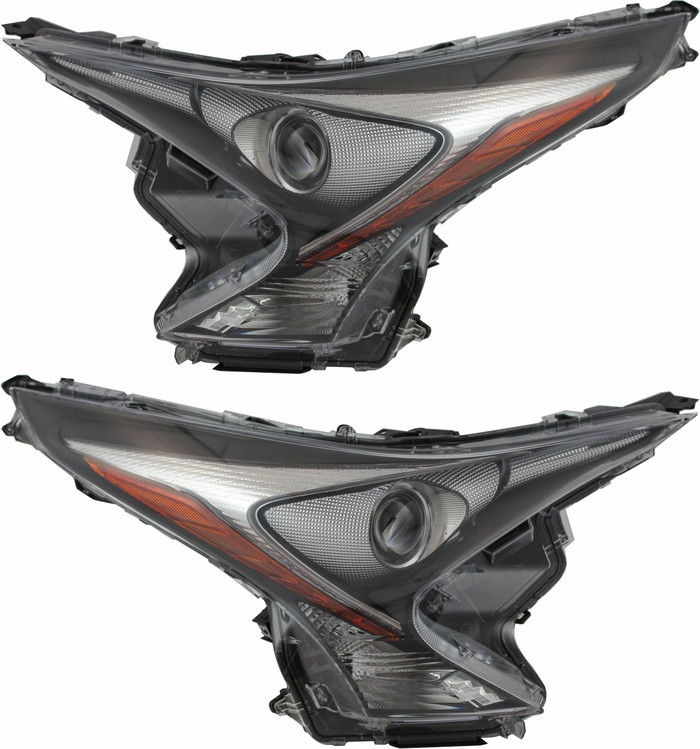 2016-2018 Toyota Prius Headlights Driver Left and Passenger Right Side HID/Xenon