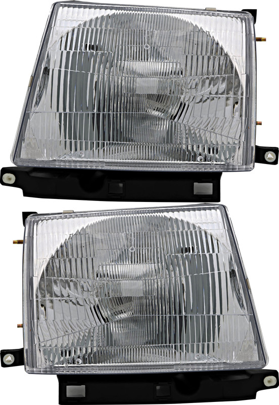 1997-2000 Toyota Tacoma Rear Wheel Drive : 1997-2000 | Four Wheel Drive : 1998-2000 Headlights Driver Left and Passenger Right Side Halogen