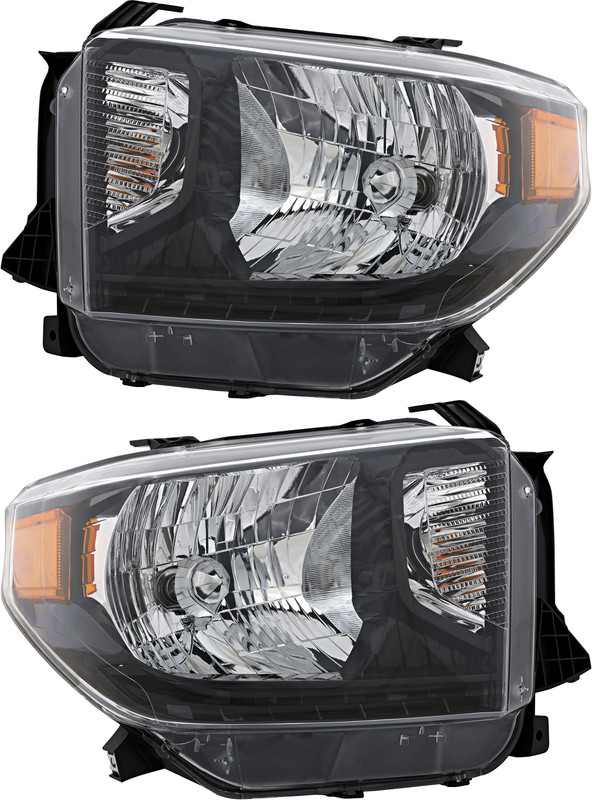 2014-2017 Toyota Tundra TRD Headlights Driver Left and Passenger Right Side Halogen