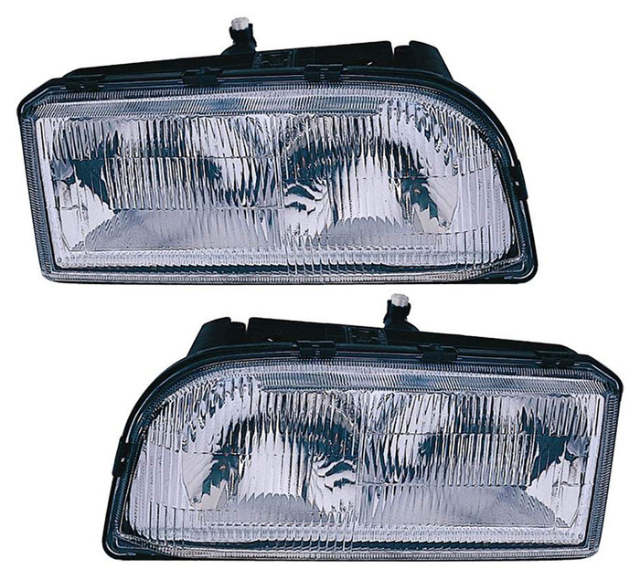 1993-1997 Volvo 850 Headlights Driver Left and Passenger Right Side Halogen VO2502101,VO2503101
