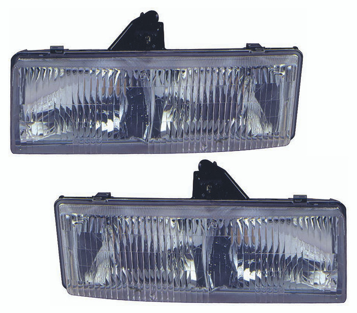 1995-2005 Chevrolet Astro Headlights Driver Left and Passenger Right Side Halogen