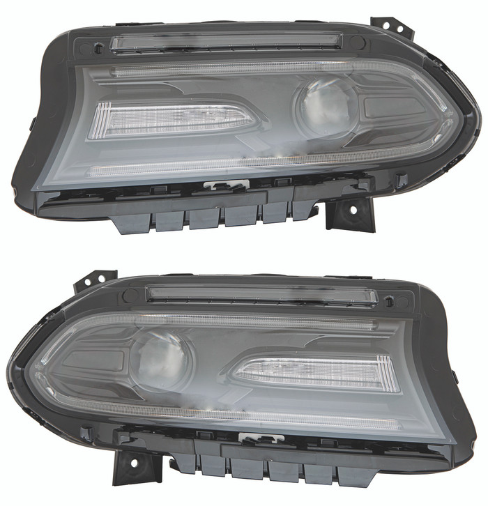2015-2018 Dodge Charger Headlights Driver Left and Passenger Right Side HID/Xenon