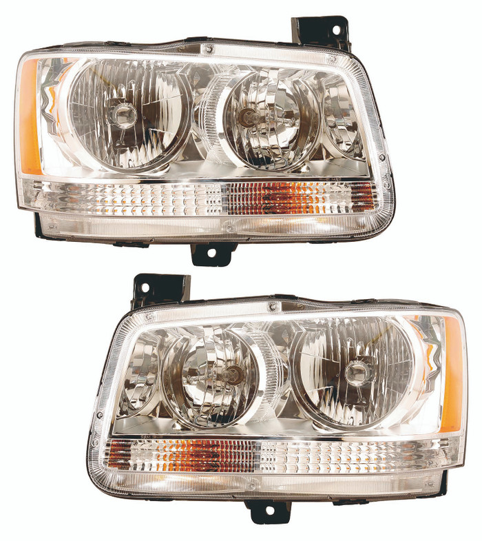 2008 Dodge Magnum Headlights Driver Left and Passenger Right Side Halogen