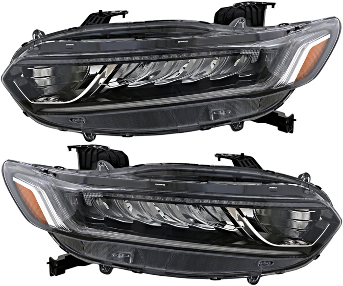 2018-2021 Honda Accord Sedan EX/EX-L/LX/Sport Headlights Driver Left and Passenger Right Side Halogen