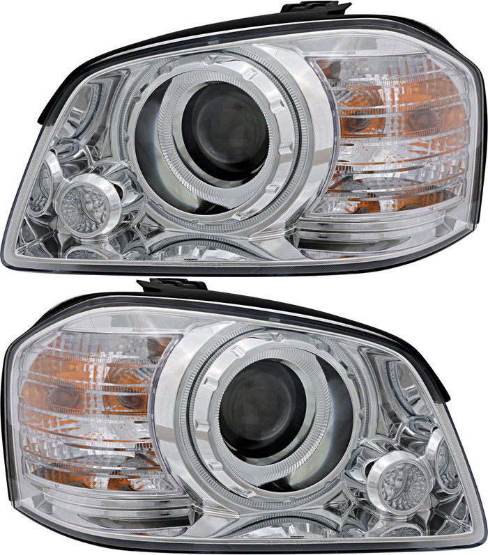 2005-2006 Kia Magentis Headlights Driver Left and Passenger Right Side Halogen