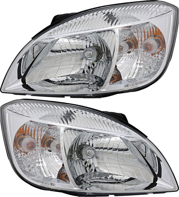 2006-2008 Kia Rio Headlights Driver Left and Passenger Right Side Halogen