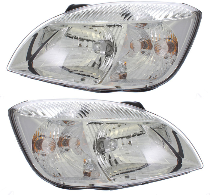 2009-2011 Kia Rio Headlights Driver Left and Passenger Right Side Halogen