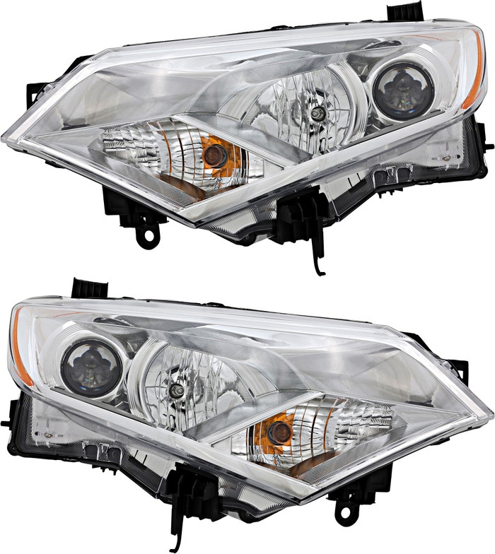 2012-2017 Nissan Quest Headlights Driver Left and Passenger Right Side Halogen