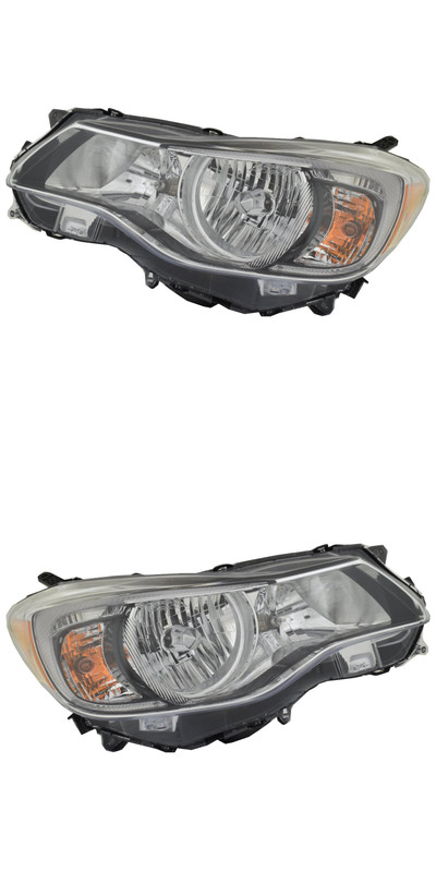 2017 Subaru Crosstrek Headlights Driver Left and Passenger Right Side HID/Xenon