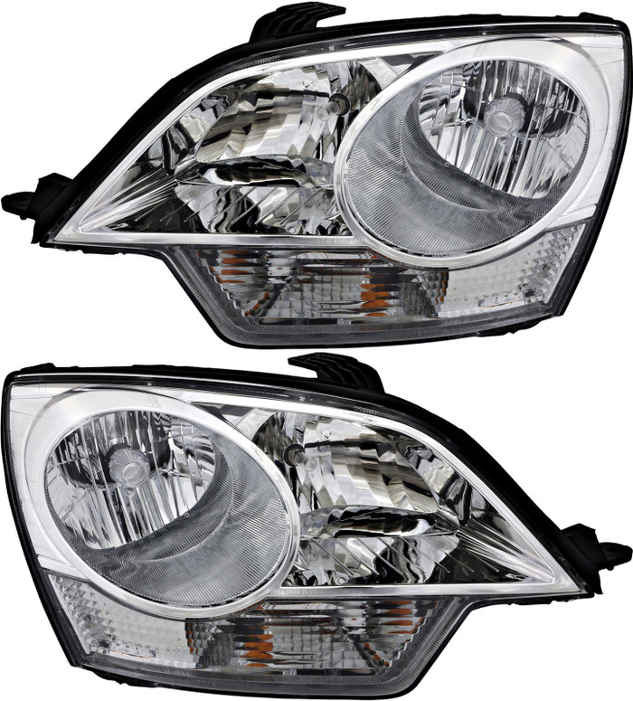 2008-2010 Saturn VUE Headlights Driver Left and Passenger Right Side Halogen