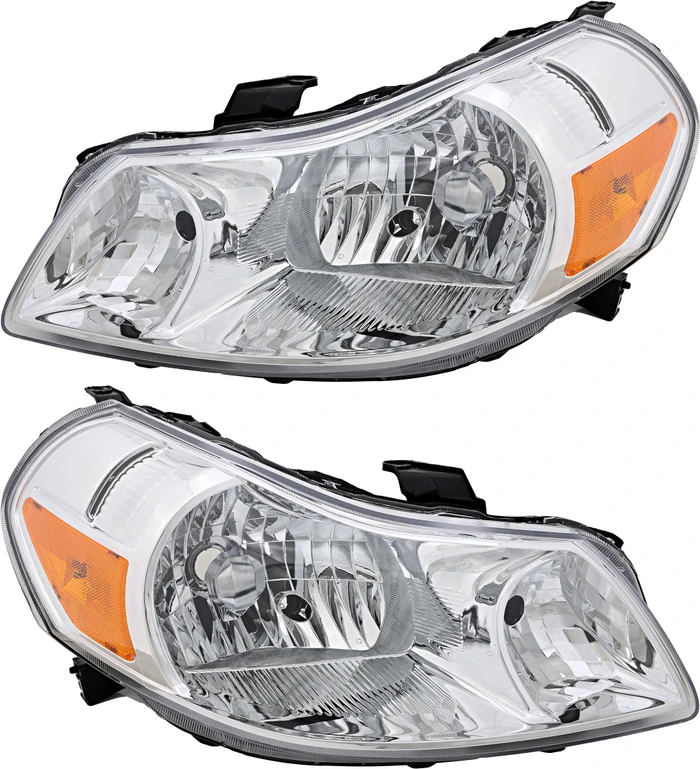 2007-2013 Suzuki SX4 Headlights Driver Left and Passenger Right Side Halogen