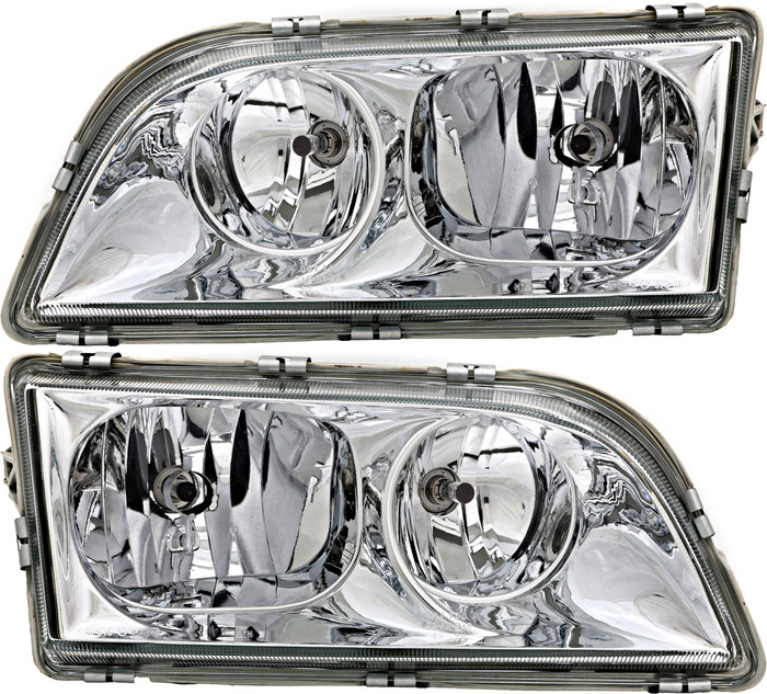 2000-2004 Volvo V40 Headlights Driver Left and Passenger Right Side Halogen